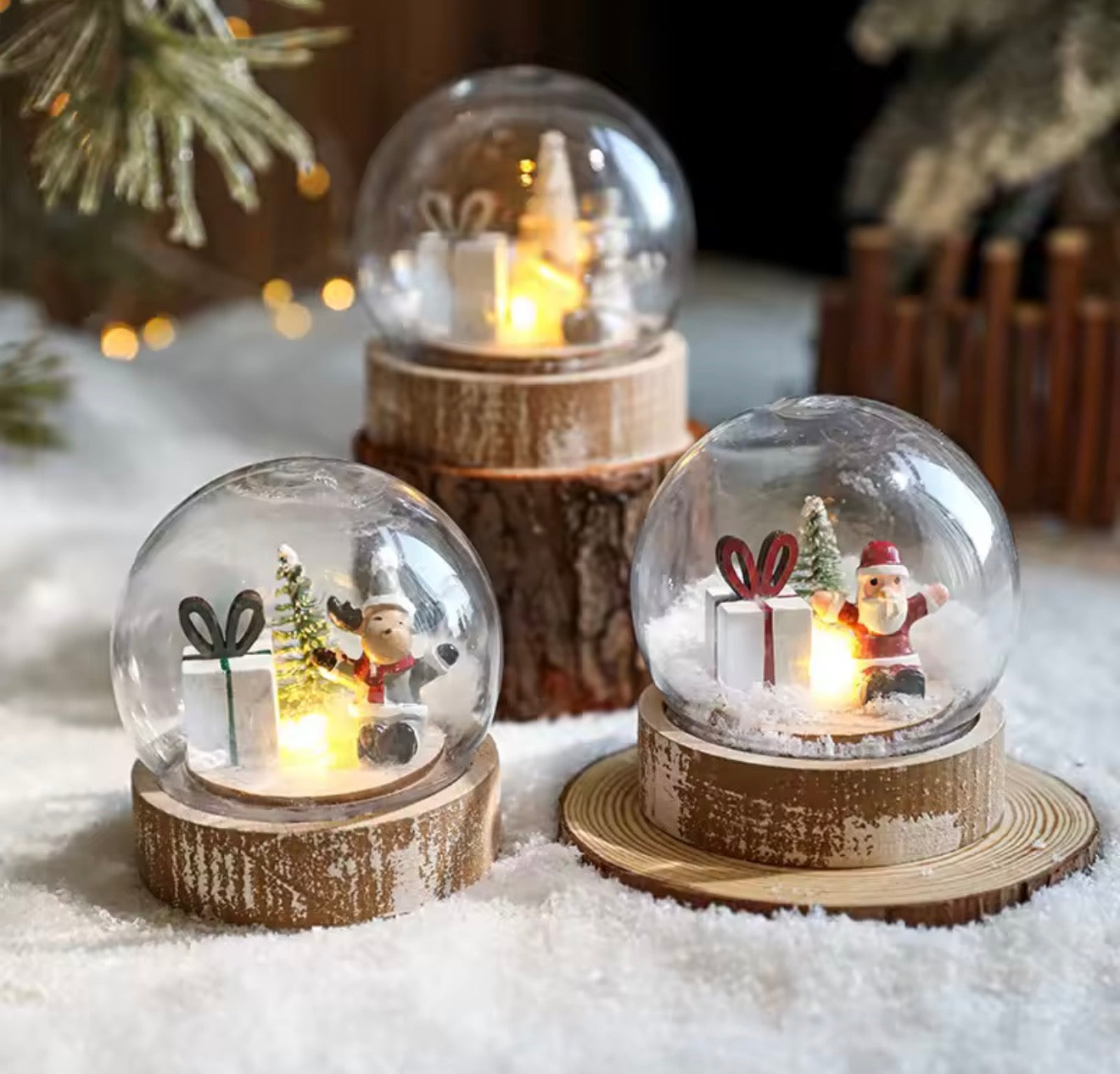 Mini cúpula Navidad