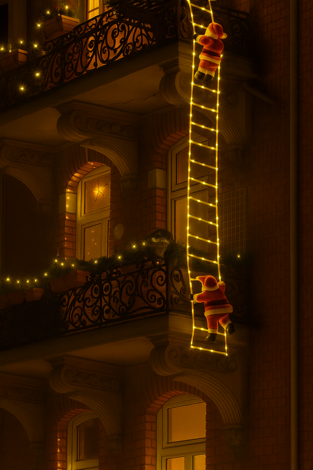 Escalera Led Navidad