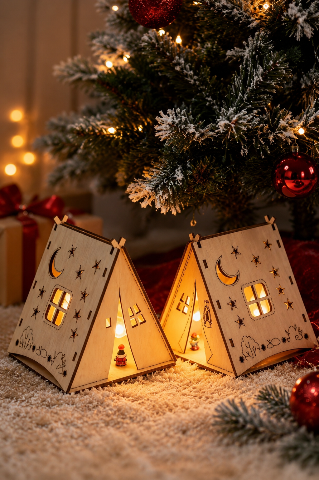 Pack 2 Casitas Triangulares