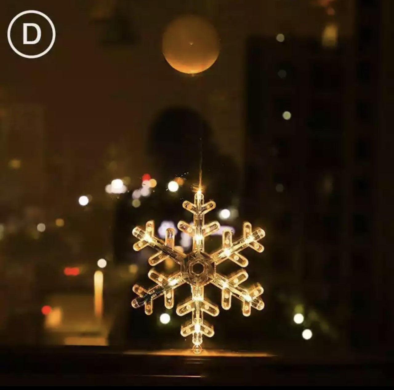 Lampara Colgante Navidad Copo