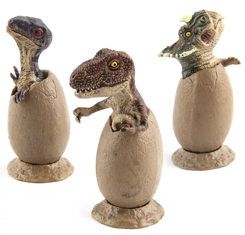 Pack 3 Huevos Dinosaurios