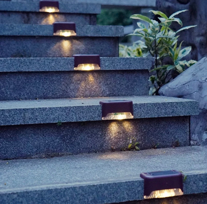 Focos LED Solares Escalera