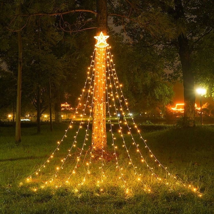 Cascada Árbol Navidad ELÉCTRICA